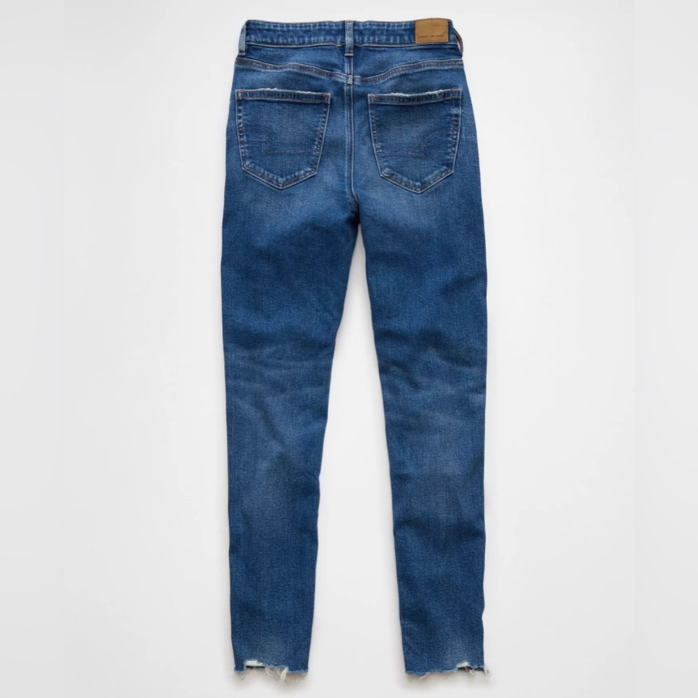 American Eagle Mom straight jeans stretchy